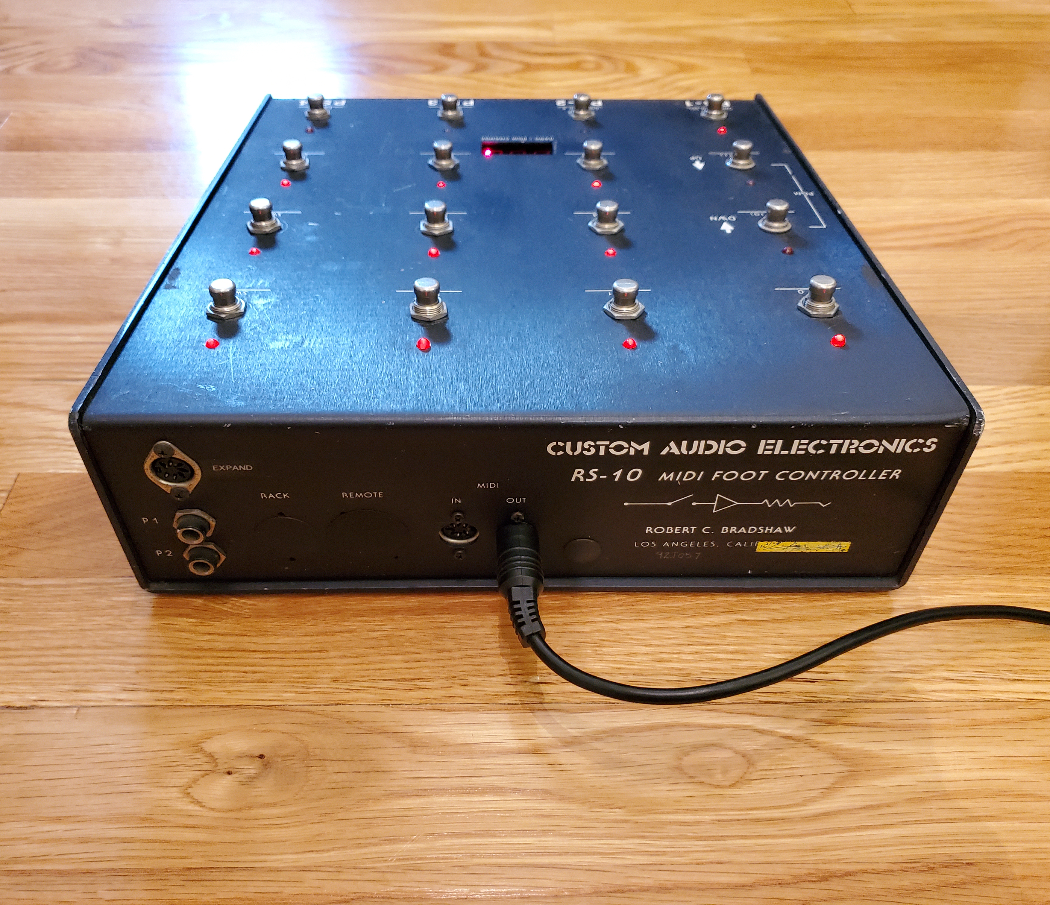 Custom Audio Electronics RS-10 MIDI Foot Controller | Rig-Talk