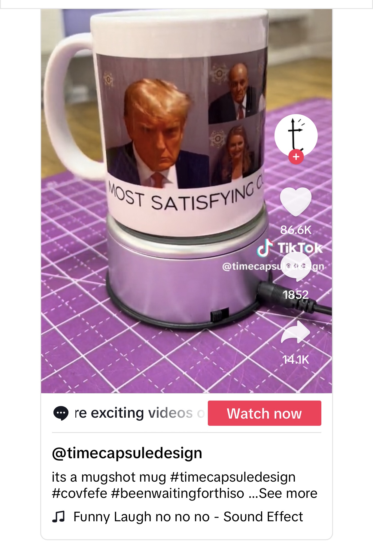 Trump Mugshot The Most Satisfying Cup Of Covfefe Mug