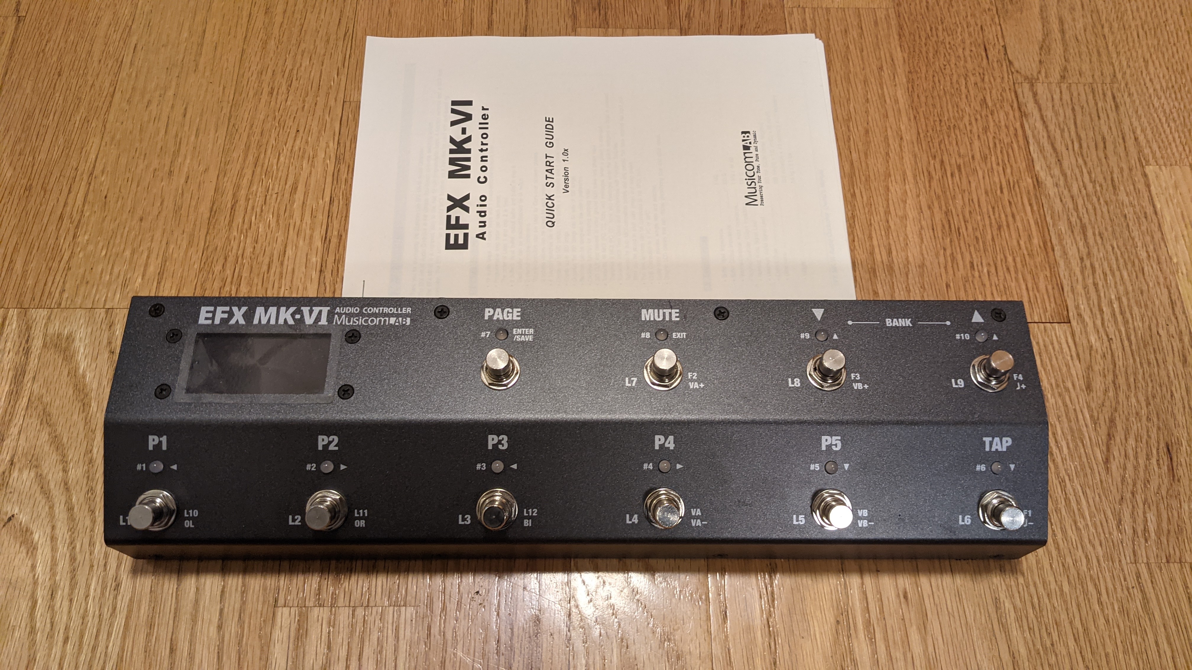 SOLD: MusicomLab EFX MK-VI - Midi Controller | Rig-Talk