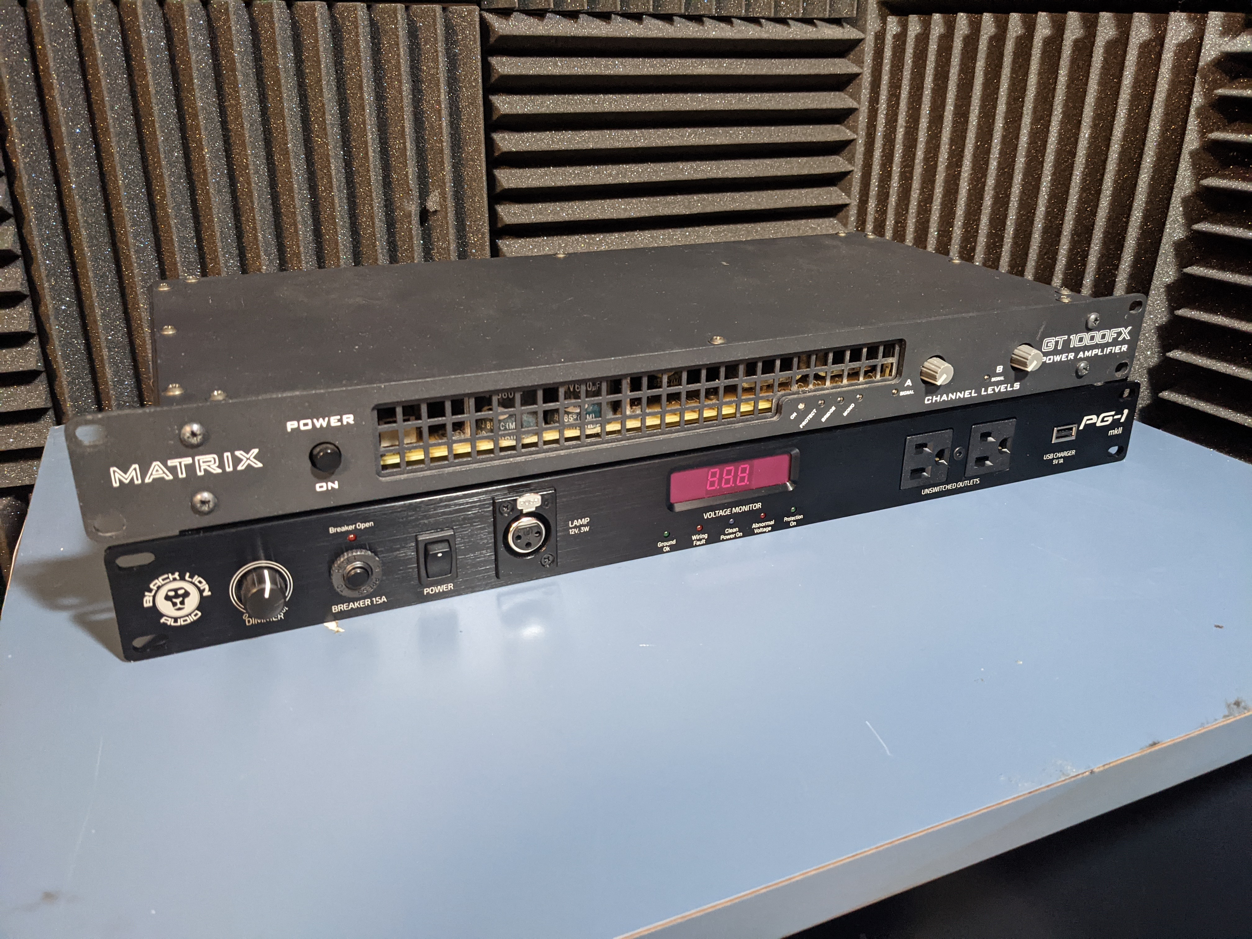 SOLD: Matrix GT1000FX 1U rack power amp - $500 | Rig-Talk