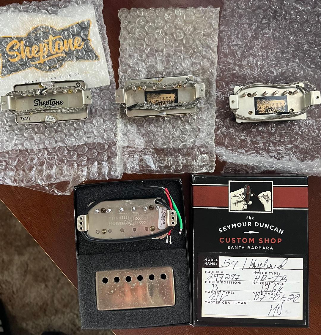 Pickups: Wolfetone, Sheptone, Seymour Duncan Custom Shop | Rig-Talk